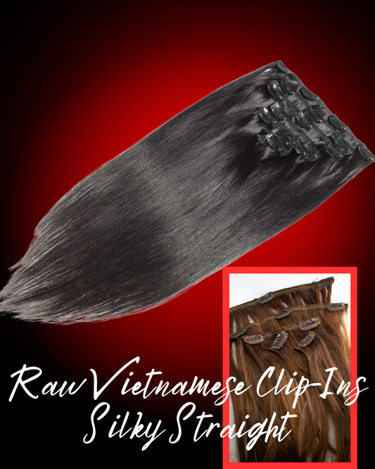 Raw Vietnamese Silky Straight Clip-Ins